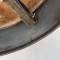 LW Casque Mdle 1940 Un insigne et jugulaire cuir 
