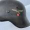 LW Casque Mdle 1942 Un insigne et jugulaire 