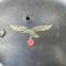 LW Casque Mdle 1942 Un insigne et jugulaire 