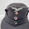 LW Casquette Mdle 1942 Officier doekin gris bleu 