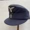 LW Casquette Mdle 1943 Officier drap gris bleu 