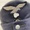 LW Casquette Mdle 1943 Officier drap gris bleu 