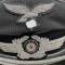 LW Casquette officier  tricotine gris bleu 