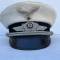 LW Casquette d'été officier coiffe blanche amovible 