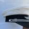 LW Casquette d'été officier coiffe blanche amovible 