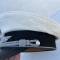LW Casquette d'été officier coiffe blanche amovible 