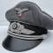 LW Casquette officier drap gris bleu 