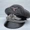 LW Casquette officier drap gris bleu 