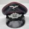 LW Casquette sous officier artillerie drap gris bleu 