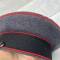LW Casquette sous officier artillerie drap gris bleu 