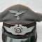 LW Casquette sous officier transmission toile gris bleu 