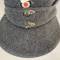 LW Casquette troupe Mdle 1943 drap Gris bleu 