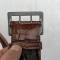 LW Ceinturon baudrier officier cuir marron 
