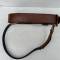 LW Ceinturon baudrier officier cuir marron 