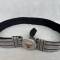 LW Ceinturon officier tissu , boucle ronde alu 