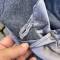 LW Fliegerbluse Chasseur Parachutiste et brevet en drap gris bleu 