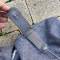 LW Fliegerbluse Chasseur Parachutiste et brevet en drap gris bleu 
