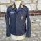 LW Fliegerbluse Chasseur Parachutiste et brevet en drap gris bleu 
