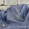 LW Fliegerbluse Chasseur Parachutiste et brevet en drap gris bleu 