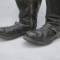 LW Paire de bottes de vol fourrées mouton 