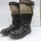 LW Paire de bottes de vol fourrées mouton 