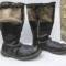 LW Paire de bottes de vol fourrées mouton 