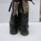 LW Paire de bottes de vol fourrées mouton 