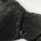LW Paire de gants de vol cuir noir 