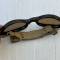 LW Paire de lunettes de vol Nitsche & Gunther , verres fumés et sangle 