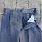 LW Pantalon droit officier gabardine gris bleu 