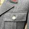 LW Veste officier artillerie drap gris bleu 