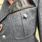 LW Veste officier artillerie drap gris bleu 