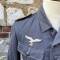 LW Veste Treillis Mdle 1941 chevrons Gris bleu navigant/parachutiste 