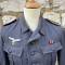 LW Veste Treillis Mdle 1941 chevrons Gris bleu navigant/parachutiste 