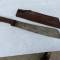 Machette réglementaire Tirailleur , fourreau cuir marron 