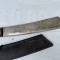 Machette Tirailleur et fourreau cuir marron 