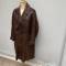 Manteau de vol Mdle 1920 cuir marron foncé 