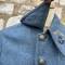 Manteau officier Chasseur drap Bleu horizon 