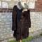 Manteau Pilote Aéronef/Conducteur Fourrure chèvre 