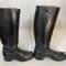 NSDAP Paire de bottes cuir noir 