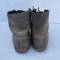 Paire de brodequins troupe cloutés Mdle 1917 cuir marron 