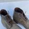Paire de brodequins troupe cloutés Mdle 1917 cuir marron 