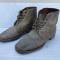 Paire de brodequins troupe cloutés Mdle 1917 cuir marron 