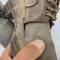Paire de brodequins troupe cloutés Mdle 1917 cuir marron 