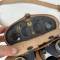 Paire de jumelles Mdle 1935 et etui cuir marron , sangle 