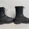 Paire de Bottes de saut Mdle 1950 cuir noir