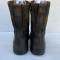 Paire de bottes de saut Mdle 1950/53 cuir noir 