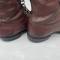 Paire de bottes de saut Parachutiste cuir marron  rougeatre 