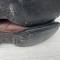 Paire de bottes de saut Parachutiste cuir marron  rougeatre 