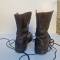 Paire de bottes de saut TAP Mdle 1950/53 cuir noir 
